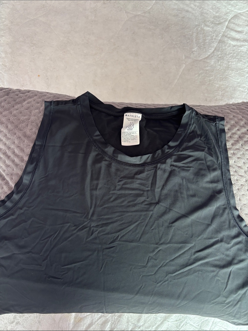 Athleta Black Performance Sleeveless Tank Top